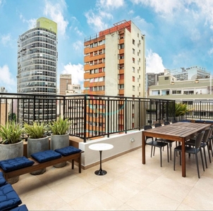 Apartamento em Centro, São Paulo/SP de 23m² 1 quartos para locação R$ 2.700,00/mes
