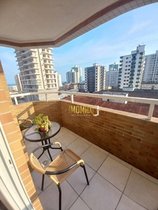 Apartamento em Vila Guilhermina, Praia Grande/SP de 58m² 1 quartos à venda por R$ 268.000,00