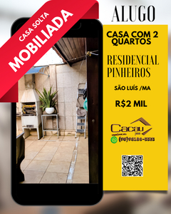 Casa em Residencial Pinheiros, São Luís/MA de 200m² 2 quartos para locação R$ 2.000,00/mes