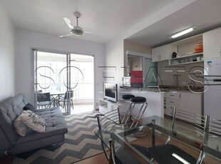 Apartamento em Cidade Monções, São Paulo/SP de 46m² 1 quartos para locação R$ 3.000,00/mes