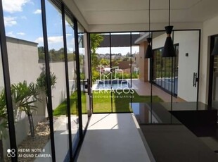 Casa térrea em estilo moderno à venda no condomínio brisas jundiaí, jardim samambaia, jundiaí sp