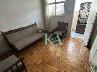 Kitnet com 1 dormitório à venda, 60 m² por r$ 180.000,00 - boqueirão - praia grande/sp