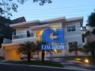 Casa com 4 dormitórios, 440 m² - venda por r$ 4.200.000,00 ou aluguel por r$ 26.000,00/mês - residencial cinco (alphaville) - santana de parnaíba/sp