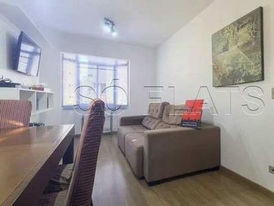 Apartamento Ambassador reformado na Vila Nova Conceição disponível para locação com 1 dorm