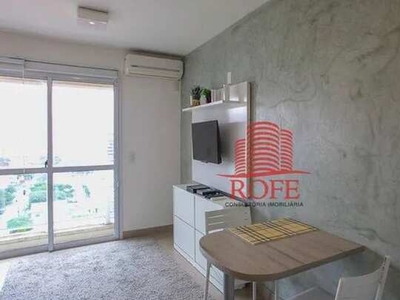 Apartamento com 1 dormitório à venda, 33 m² por R$ 590.000,00 - Brooklin - São Paulo/SP