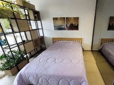 Apartamento com 1 dormitório para alugar, 36 m² por R$ 3.100,00/mês - Brooklin - São Paulo