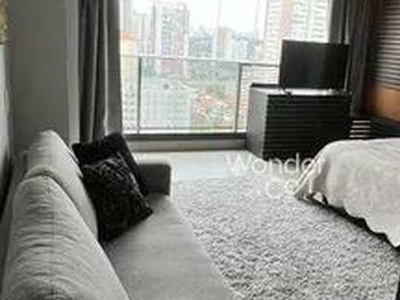 Apartamento com 1 dormitório para alugar, 41 m² por R$ 5.564/mês - Brooklin - São Paulo/SP