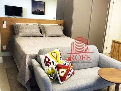Apartamento com 1 dormitório para alugar, 43 m² por R$ 5.393,00/mês - Brooklin - São Paulo