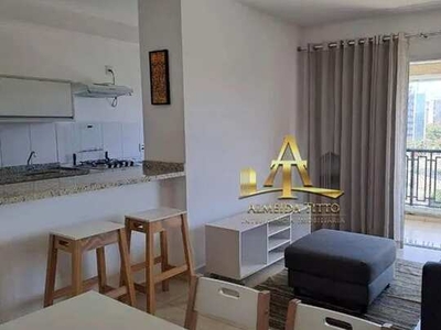 Apartamento com 1 dormitório para alugar, 51 m² por R$ 4.000,02/mês - Alphaville Conde II