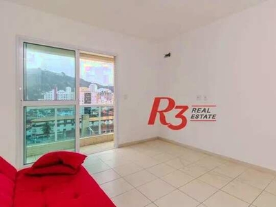 Apartamento com 1 dormitório para alugar, 53 m² por R$ 3.536,00/mês - José Menino - Santos