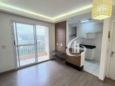 Apartamento com 2 dormitórios, 1 suíte, 1 vaga e Lazer completo para alugar, 53 m² por R