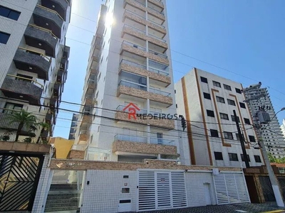 Apartamento com 2 dormitórios à venda, 55 m² por R$ 324.000,00 - Caiçara - Praia Grande/SP