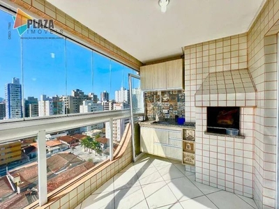 Apartamento com 2 dormitórios à venda, 60 m² por R$ 390.000,00 - Tupi - Praia Grande/SP