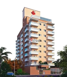 Apartamento com 2 dormitórios à venda, 66 m² por R$ 423.480,00 - Vila Guilhermina - Praia