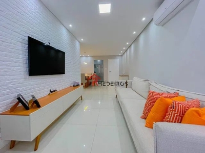 Apartamento com 2 dormitórios à venda, 75 m² por R$ 490.000,00 - Canto do Forte - Praia Gr