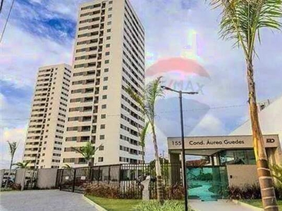 Apartamento com 2 dormitórios para alugar, 52 m² por R$ 2.400,00/mês - Ponta Negra - Natal