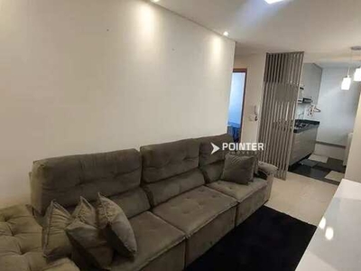 Apartamento com 2 dormitórios para alugar, 60 m² por R$ 1.800/mês - Residencial Aquários