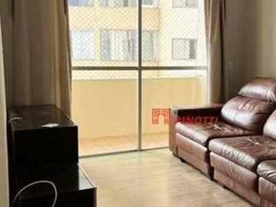 Apartamento com 2 dormitórios para alugar, 62 m² por R$ 1.895,00/mês - Centro - São Bernar