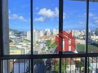 Apartamento com 2 dormitórios para alugar, 73 m² por R$ 2.900,00/mês - Aparecida - Santos