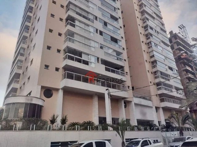 Apartamento com 3 dormitórios à venda, 102 m² por R$ 750.000,00 - Canto do Forte - Praia G