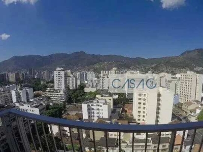 Apartamento com 3 dormitórios para alugar, 120 m² por R$ 3.692,50/mês - Grajaú - Rio de Ja