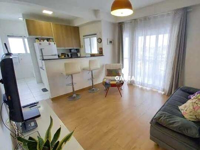 Apartamento para aluguel tem 58 metros quadrados com 1 quarto em Boqueirão - Santos - SP