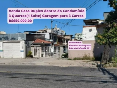 Casa dentro de Condomínio no Centro da Taquara com 3 Quartos(1 Suíte)