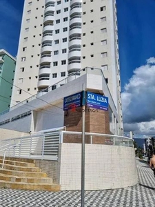 Cobertura Duplex com 3 dormitórios à venda, 170 m² por R$ 700.000 - Caiçara - Praia Grande