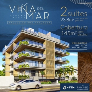 Condomínio Vina Del Mar - Apto 2 suítes com 93m² perto da praia de Piratininga Lançamento!