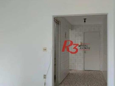 Studio com 1 dormitório para alugar, 41 m² por R$ 2.000,00/mês - Boqueirão - Santos/SP