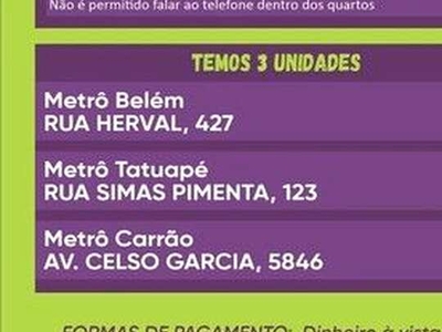 Vem pra Waka Pensionatos Metro Tatuape - aqui é a mais disputada de Sao Paulo