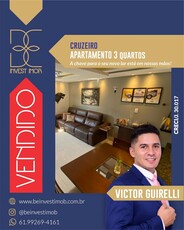 Apartamento à venda com 3 quartos no Cruzeiro Novo, Cruzeiro