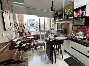 Flat em Cidade Monções, São Paulo/SP de 44m² 1 quartos para locação R$ 4.000,00/mes