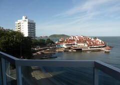 Apto de Luxo de Frente a Praia com 1 Suíte c/ 2 Ga