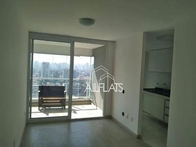 Apartamento com 1 dormitório para alugar, 44 m² por R$ 4.176 no Brooklin em São Paulo/SP