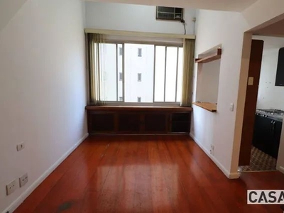 Apartamento com 1 dormitório para alugar, 50 m² por R$ 3.300,00/mês - Brooklin - São Paulo