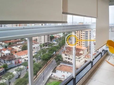 Apartamento com 1 dormitório para alugar, 55 m² por R$ 3.800,02/mês - Embaré - Santos/SP