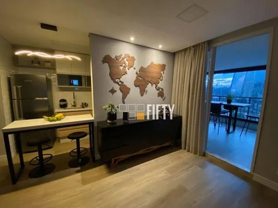 Apartamento com 2 dormitórios à venda, 83 m² por R$ 1.300.000,00 - Santo Amaro - São Paulo