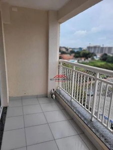 Apartamento com 2 dormitórios para alugar, 57 m² por R$ 2.225,00/mês - Bosque dos Eucalipt