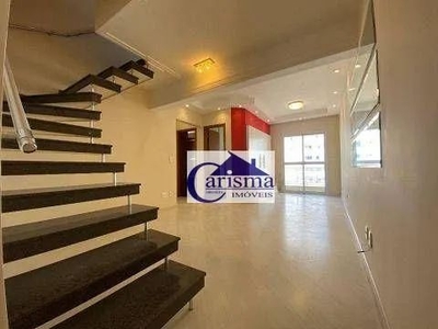 Apartamento Duplex com 2 dormitórios para alugar, 133 m² por R$ 5.094,00/mês - Jardim Sant