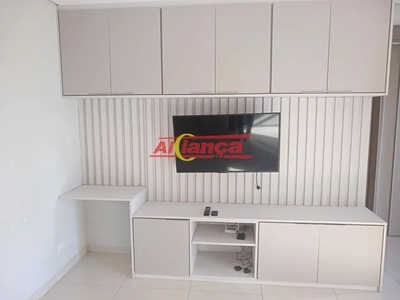 Apartamento para Alugar, 1 quarto e 1 vaga, 34m², Vila Galvão- Guarulhos por R$ 2.294,00