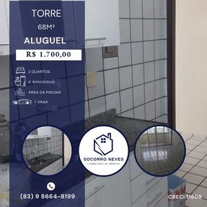 Apartamento para aluguel tem 68 metros quadrados com 2 quartos em Torre - João Pessoa - PB