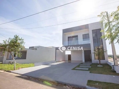 Casa com 3 dormitórios, 232 m² - venda ou aluguel - Condomínio Piemonte - Indaiatuba/SP