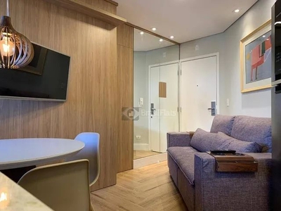 Flat com 1 dormitório, 26 m² - venda por R$ 320.000 ou aluguel por R$ 4.500/mês - Vila Mar