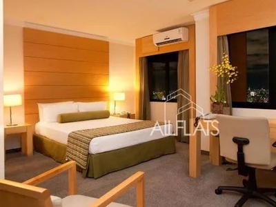Flat com 1 dormitório para alugar, 35 m² por R$ 3.500,00/mês - Campo Belo - São Paulo/SP