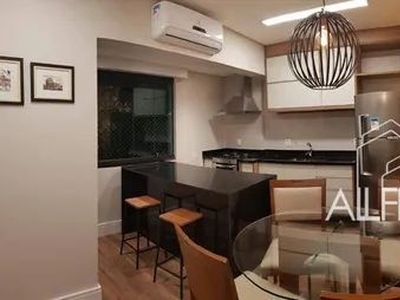 Flat com 1 dormitório para alugar, 50 m² por R$ 6.500/mês em Moema - São Paulo/SP
