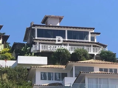 GERIBÁ - BÚZIOS - Casa de alto padrão com vista cinematográfica, próxima a praia de Geribá