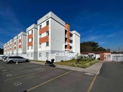 Apartamento com 2 dormitórios à venda, 58 m² por r$ 256.500,00 - fazendinha - curitiba/pr