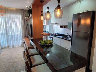 Apartamento com 2 dormitórios para alugar, 85 m² por r$ 5.273,00/mês - vila adyana - são josé dos campos/sp
