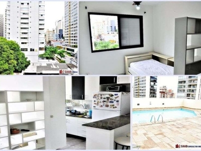 Apartamento mobiliado para locação na bela vista